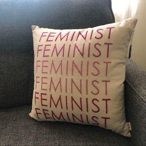 Urban Outfitters Feminist throw pillow